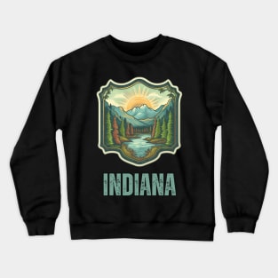 Indiana State USA Crewneck Sweatshirt